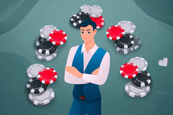 SOUL777 — A high-class gaming experience without limits A woman in a luxurious green gown next to an ornate roulette wheel, capturing the upscale casino mood of SOUL777.