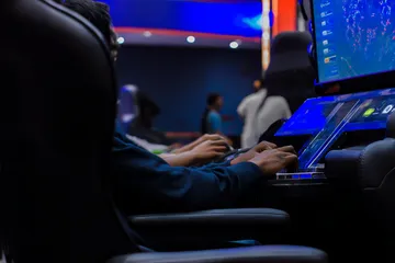 SOUL777 Secure Login — Fast and safe account entry A laptop glowing with a bright login prompt in a minimalistic setup, symbolizing the protected access system at SOUL777.